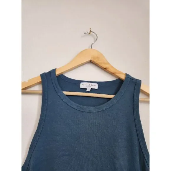 Michael Stars Pina Ribbed Halter Tank | Size S - Picture 3 of 8